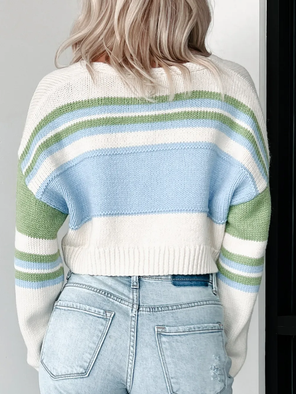 Jazzlyn Colorblock Cardigan Sweater