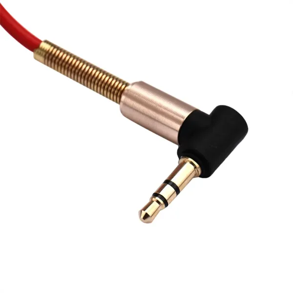 CARPPRIE Factory Price 3.5mm Jack Elbow Male To Male Stereo Headphone Car Aux Audio Extension Cabledrop Shipping