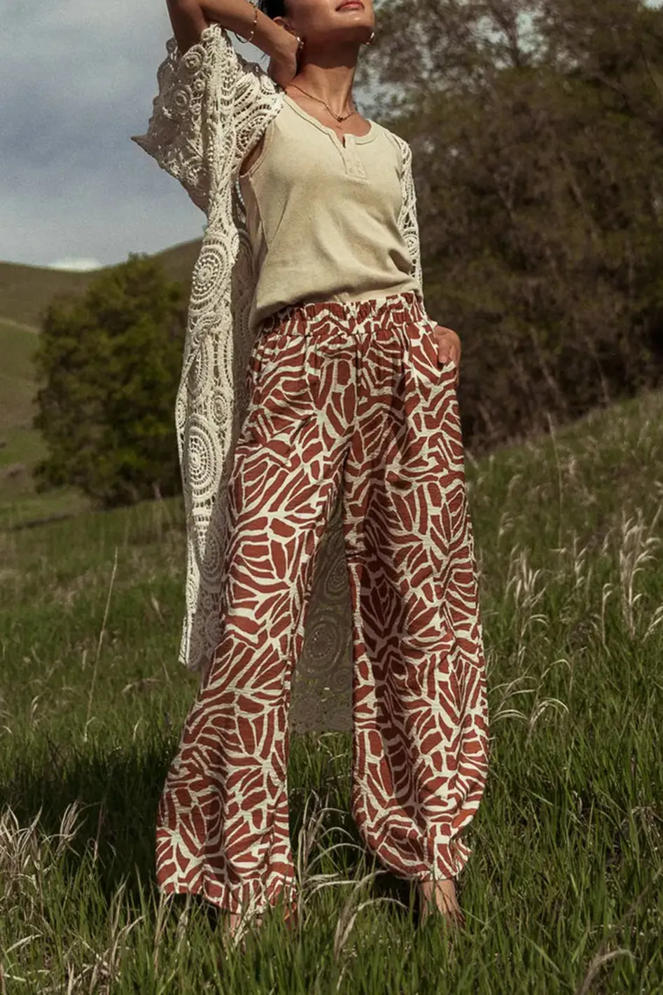 ANNIKA PRINTED PANTS