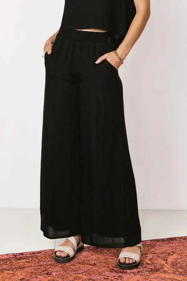 MAREN PANTS IN BLACK