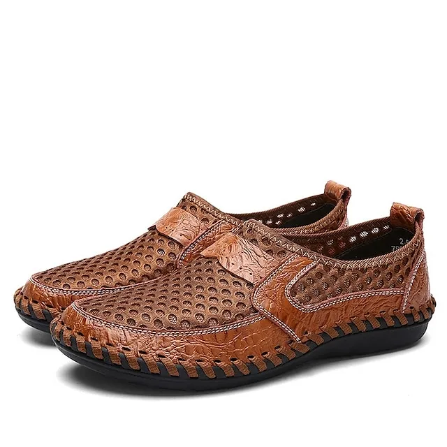 Prime Day Sale 70% OFF - Men Comfy Slip-ons Leather Sandals