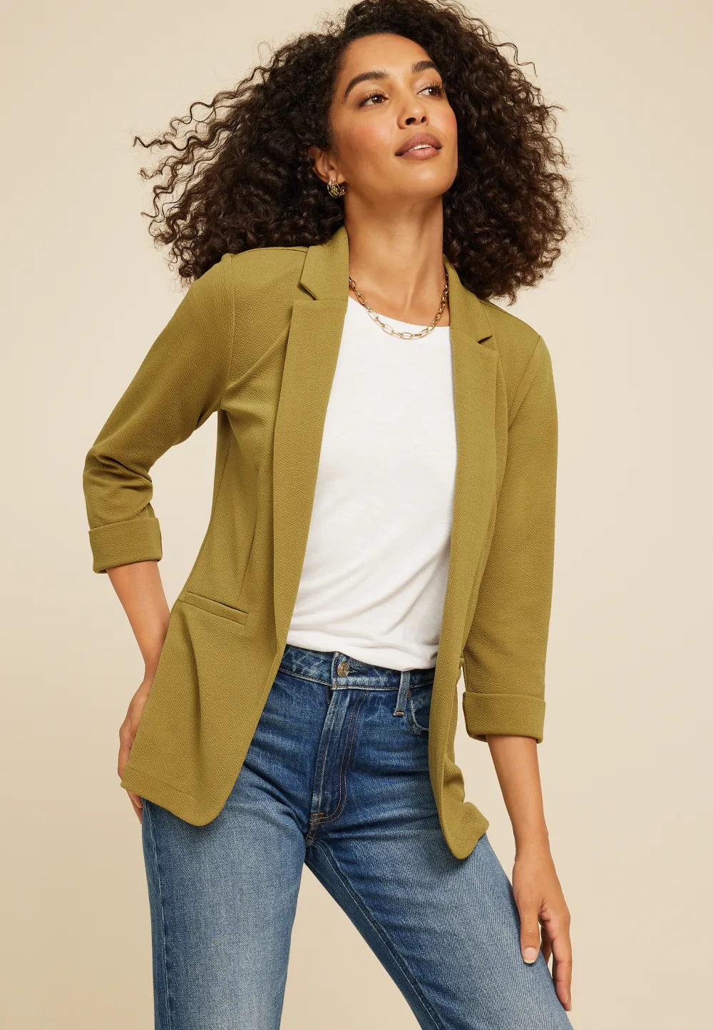 Versa Open Front Blazer