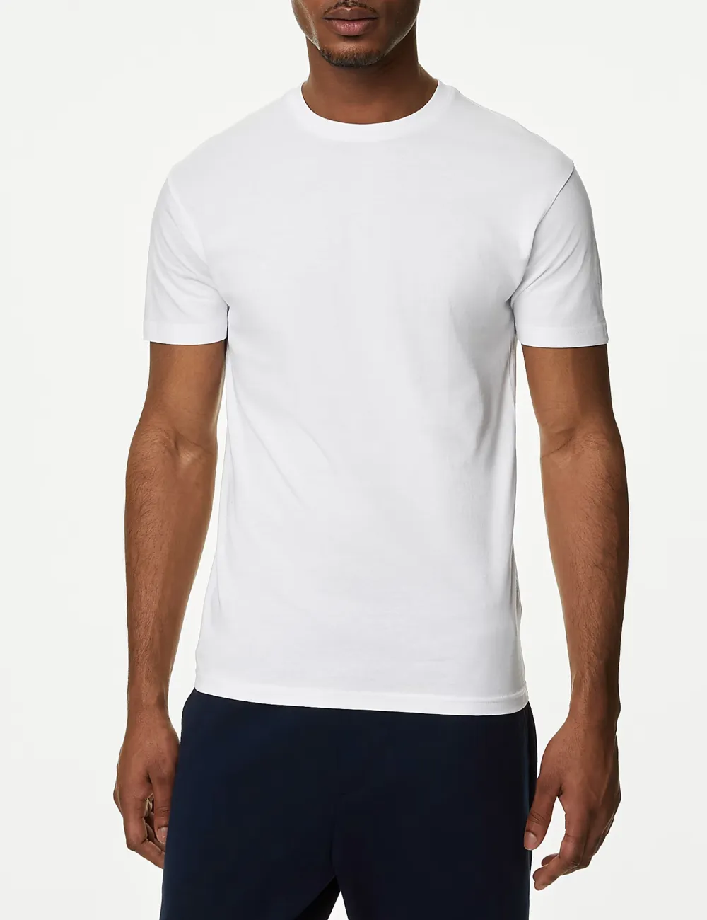 Muscle Fit Pure Cotton T-Shirt