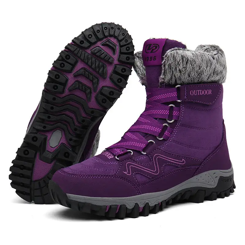 Super Warm Snow Boots Women Winter Work Casual Shoes