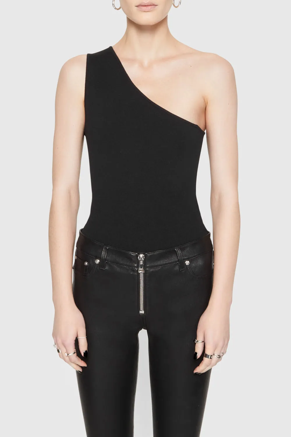 Women'S Stylish One-Shoulder Bodysuit