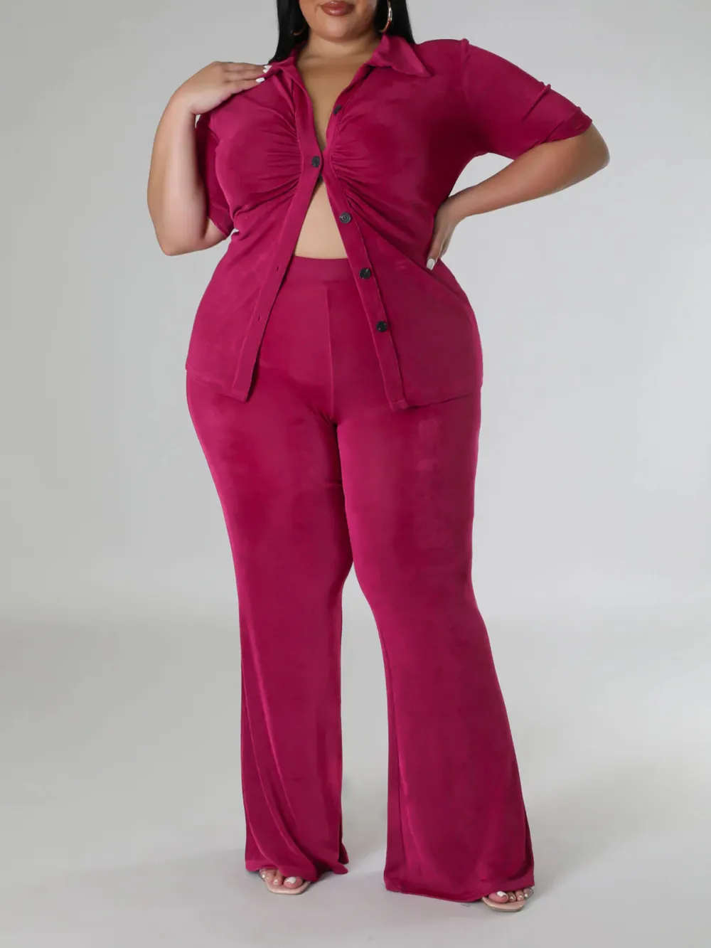 Women's Fashion Plus Size Yalin Pantsuit