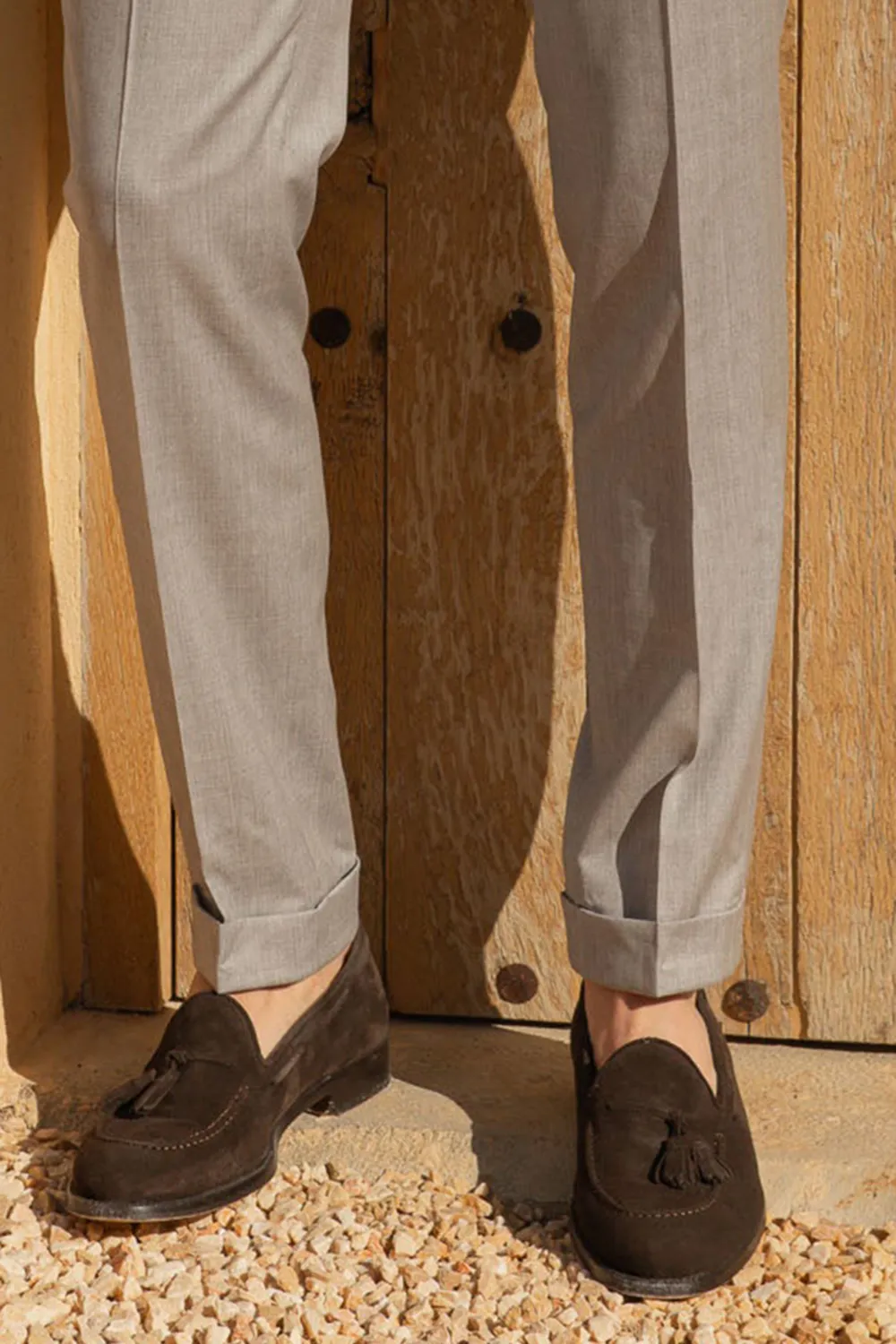 Beige Trousers 