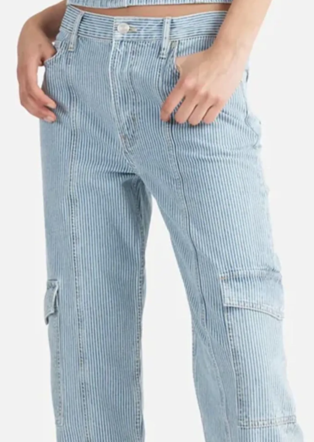 DIANA DENIM UTILITY PANT