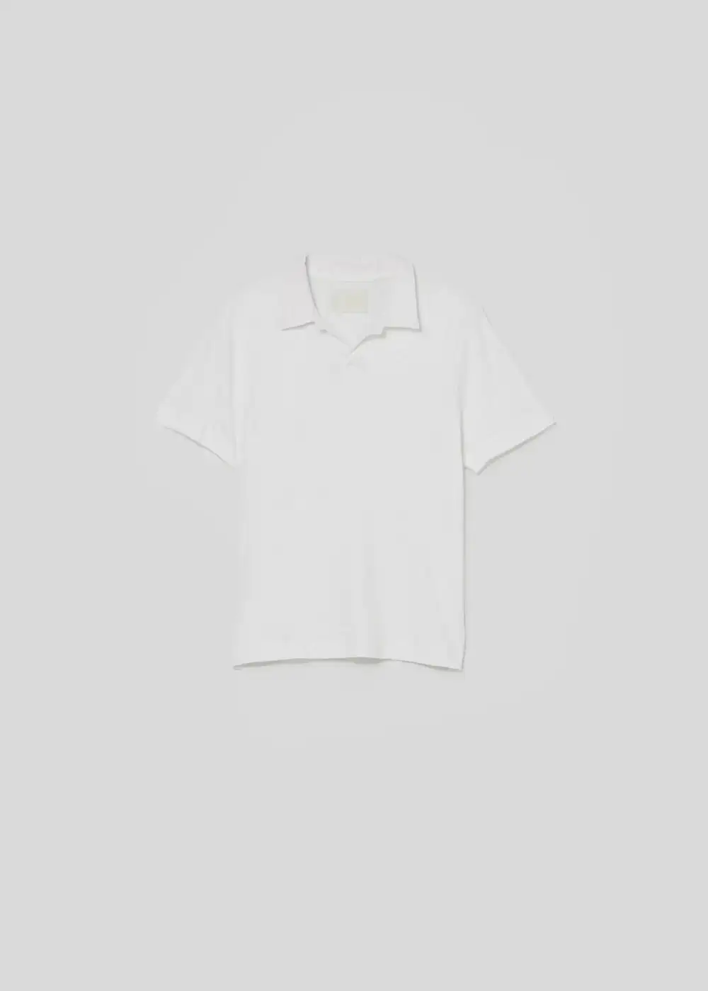 Malachi Slub Polo - Optic White