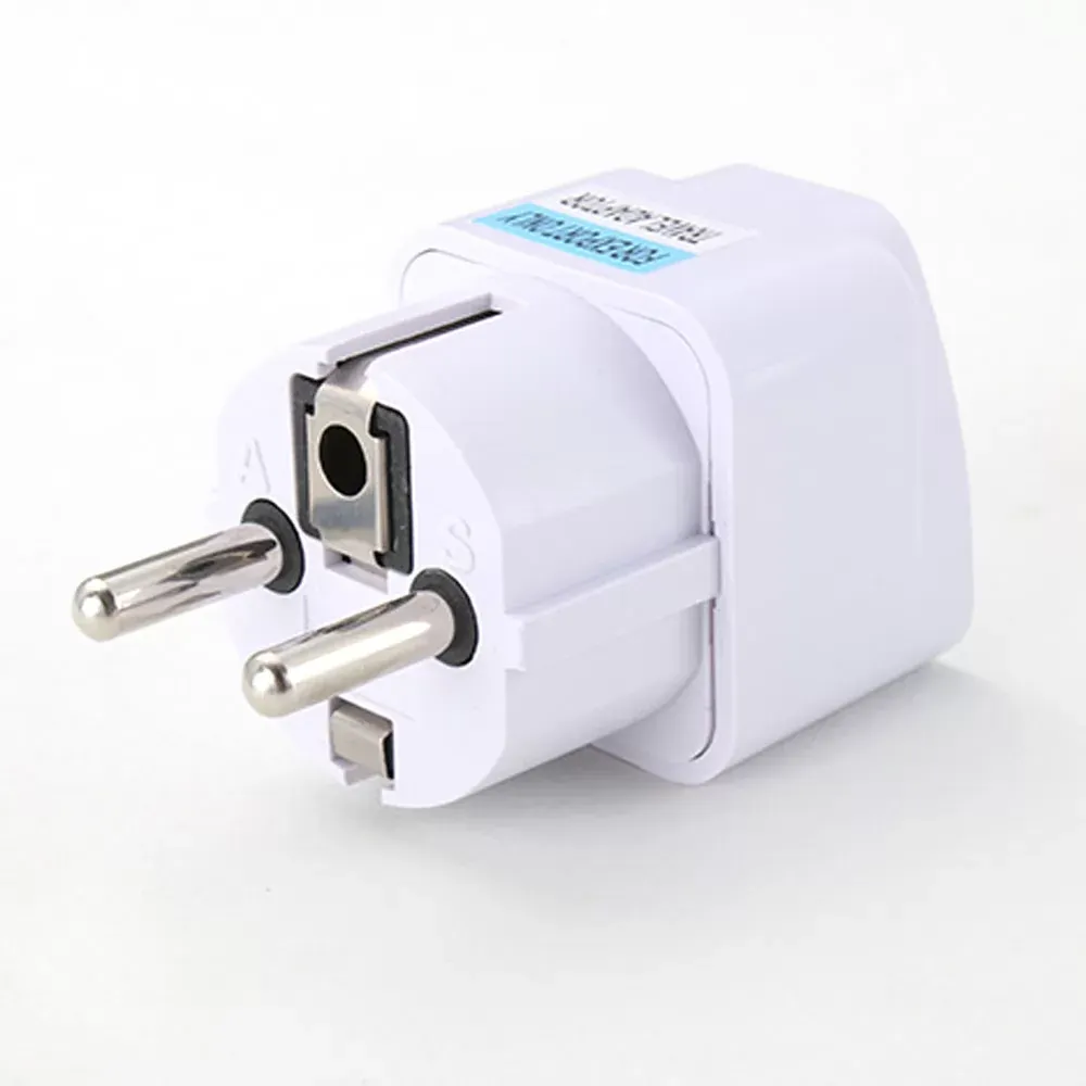 Universal UK US AU to EU AC Power Plug Travel Charger Adapter Outlet Converter