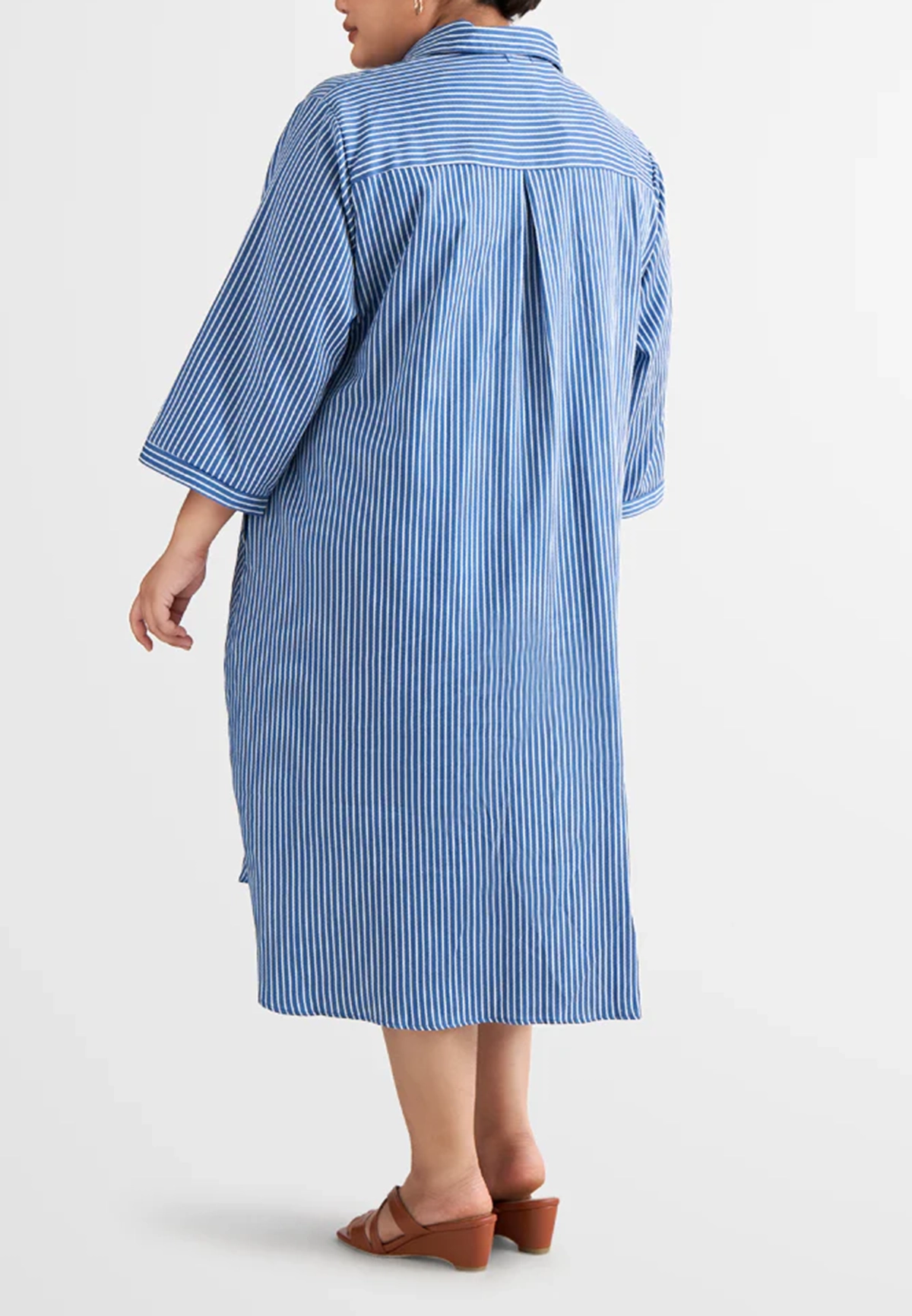 Stripes Long Shirt Dress