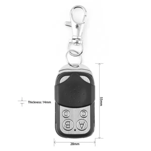 Electric Wireless Auto Remote Control Cloning Universal Gate Garage Door Control Fob 433mhz Key Keychain Remote Control