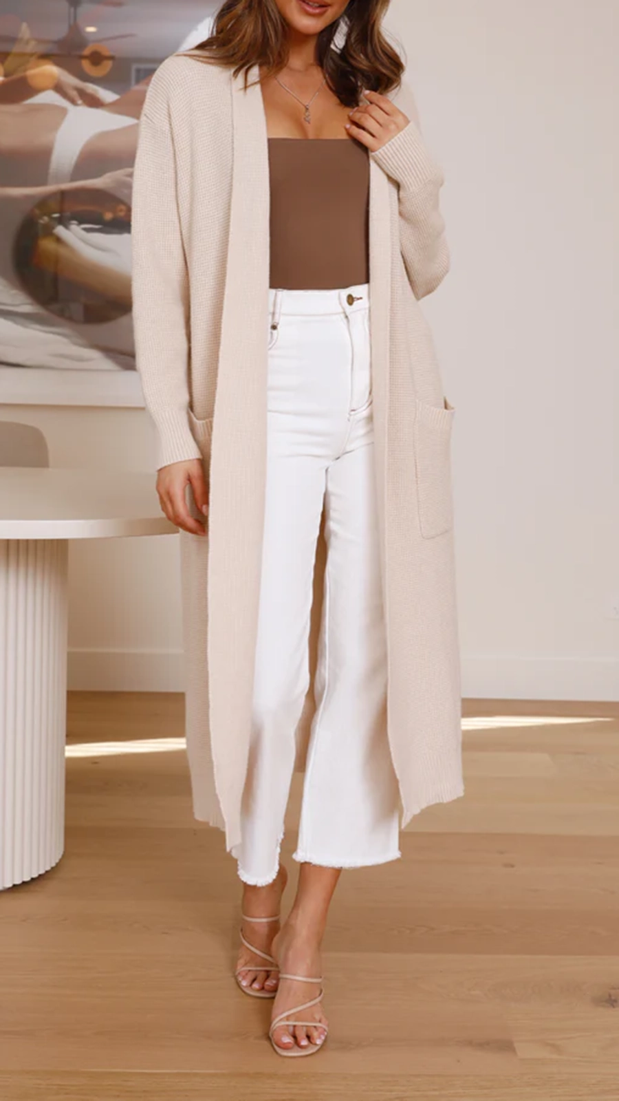 Nadine Cardigan - Beige