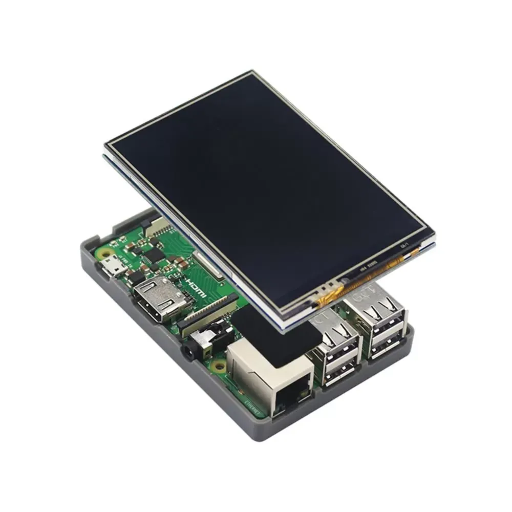 3.5/5 inch HDMI Mini Touch Screen 480*320 800*480 LCD Display +ABS Case Box for Raspberry Pi 3B+/3B/2B for Raspberry Pi 1 2 3