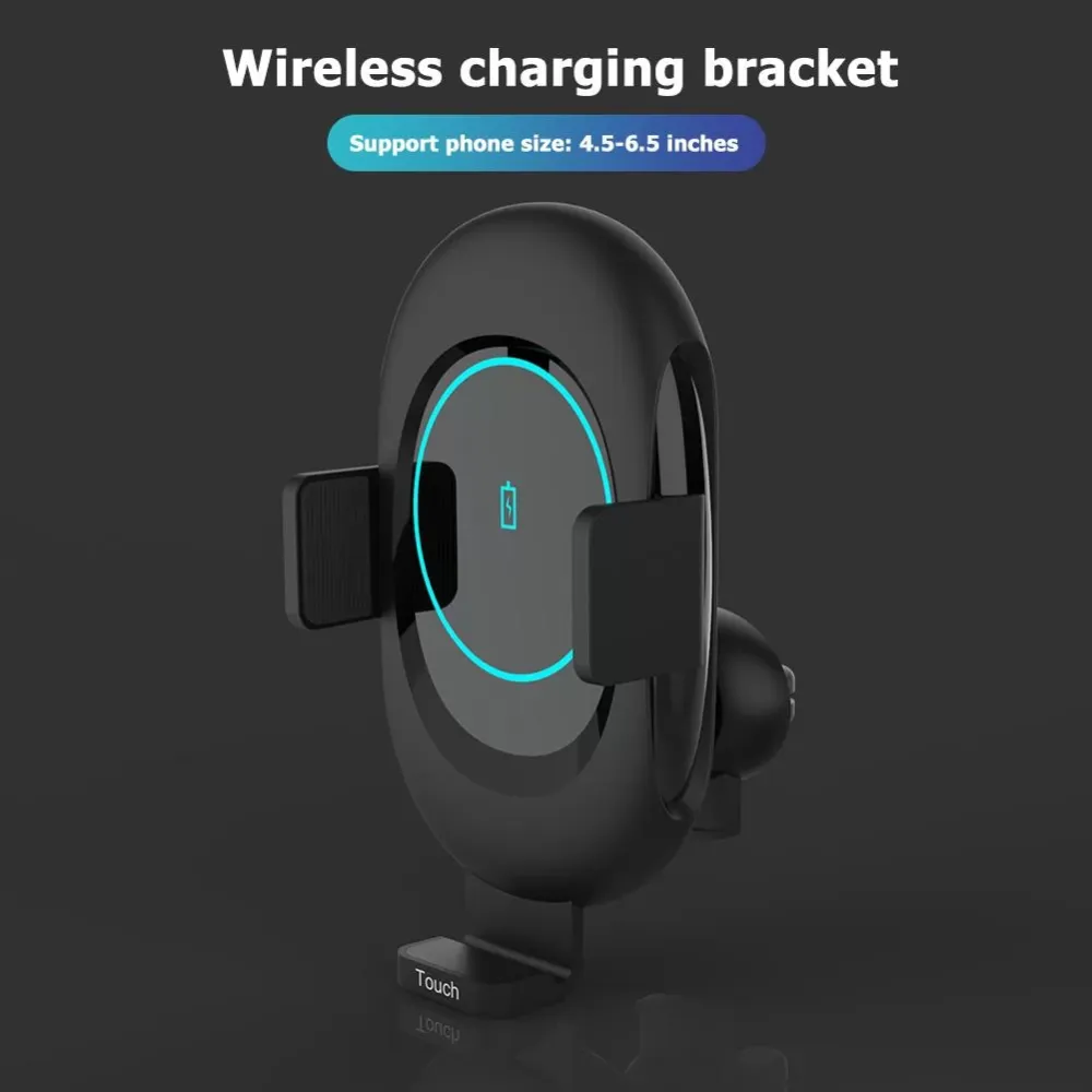 15W Wireless Charger Air Outlet Mount Phone Holder Stand for iPhone Smsung Huawei Xiaomi 4.5-6.5 inch Mobile Phone Universal