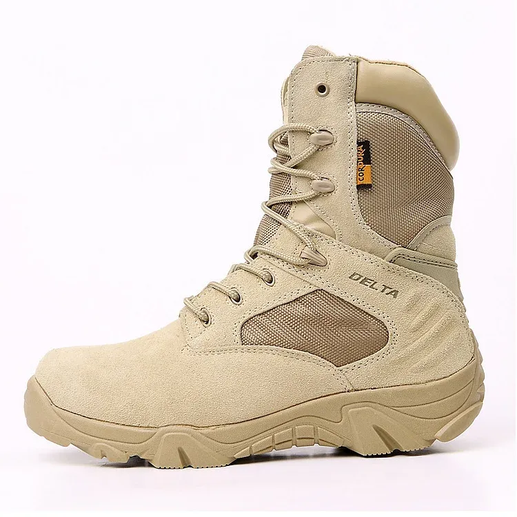 Men Military Waterproof Combat Boots Outdoor Desert Jungle Safety Boots