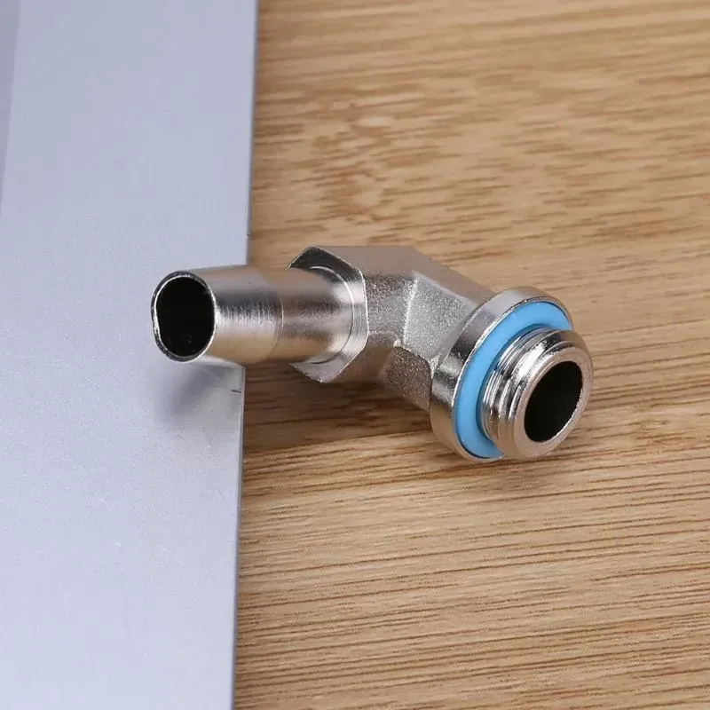 9mm OD PC Cooling System Part G1/4 Thread 90 Degree Elbow Pipe Connector