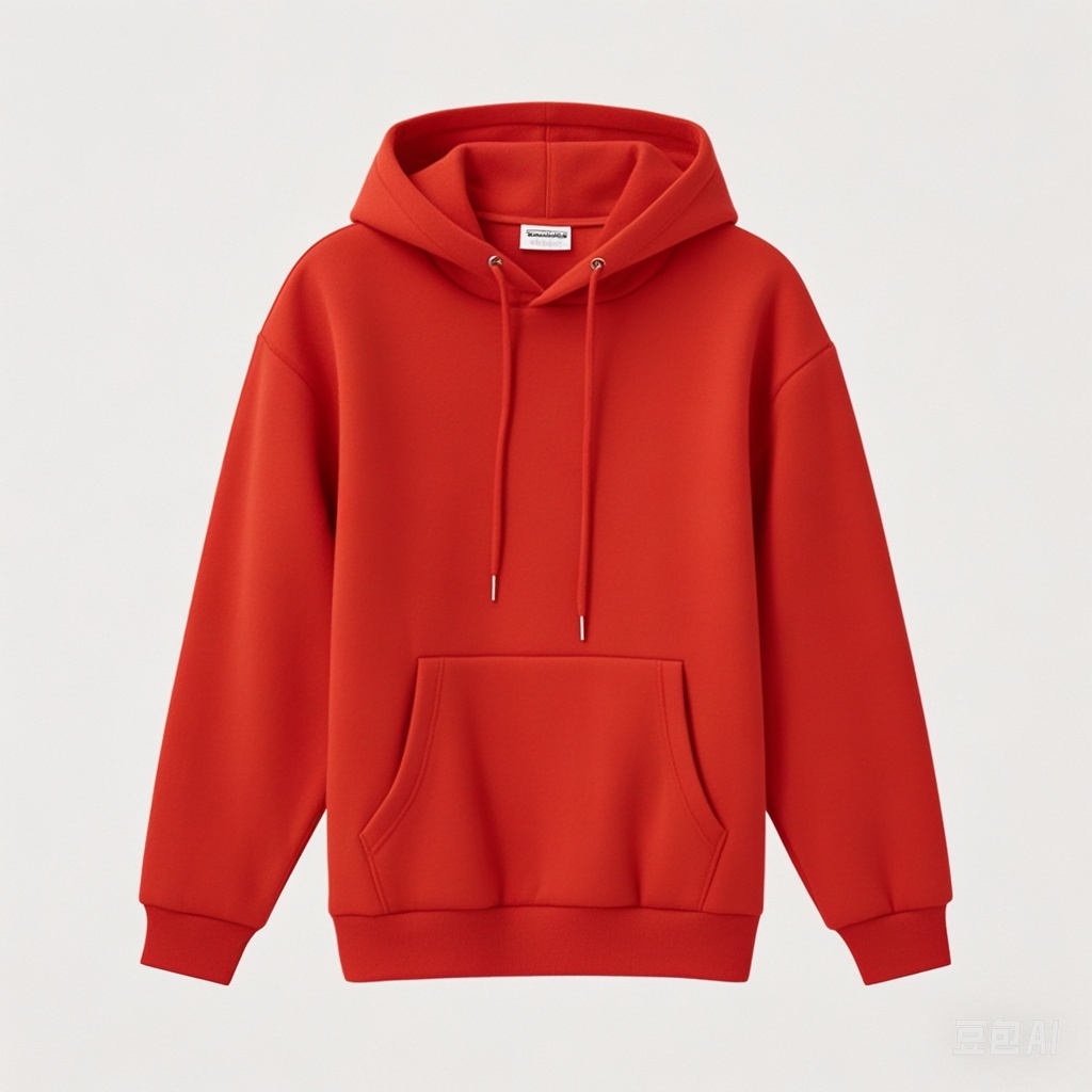 Loose Hoodie - Red