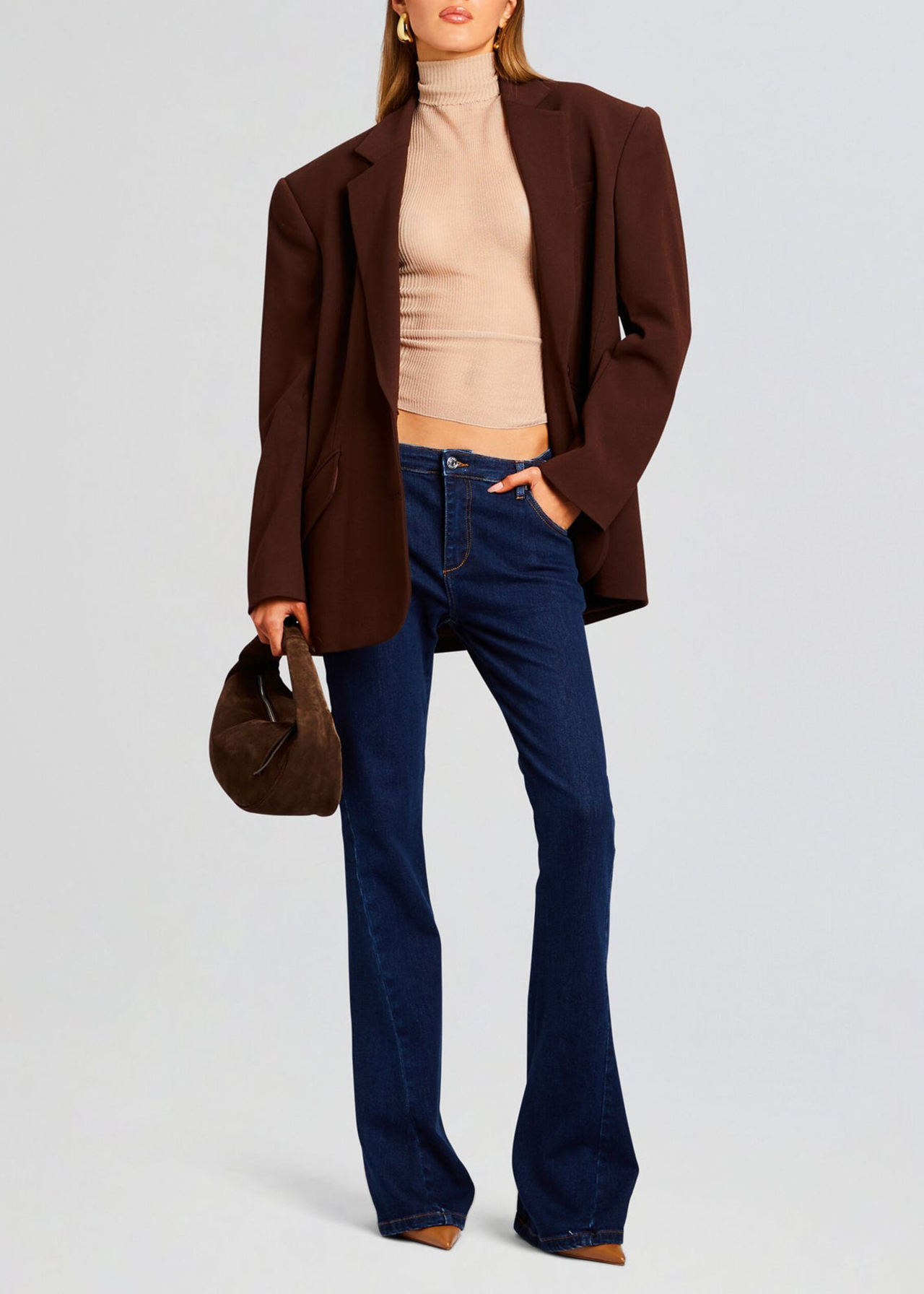 Linen Adel Oversized Dad Blazer