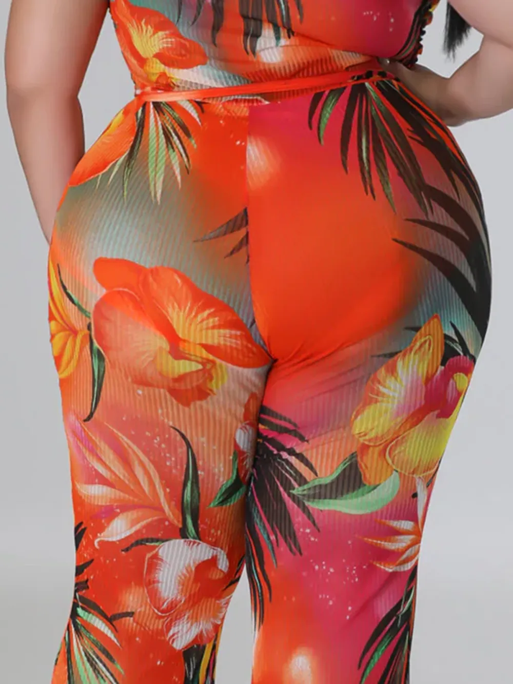 Print One-Piece Pants For Women In Large Fashion