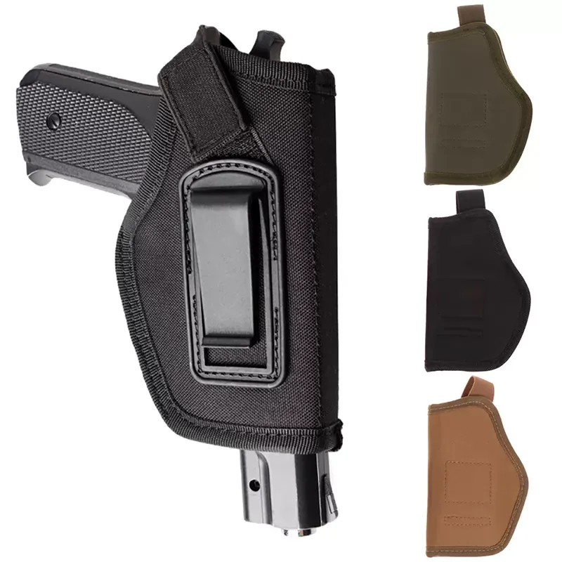 Tactical Gun Holster Concealed Carry Holsters Belt Metal Clip IWB OWB Holster Airsoft Gun Bag for All Sizes Handguns