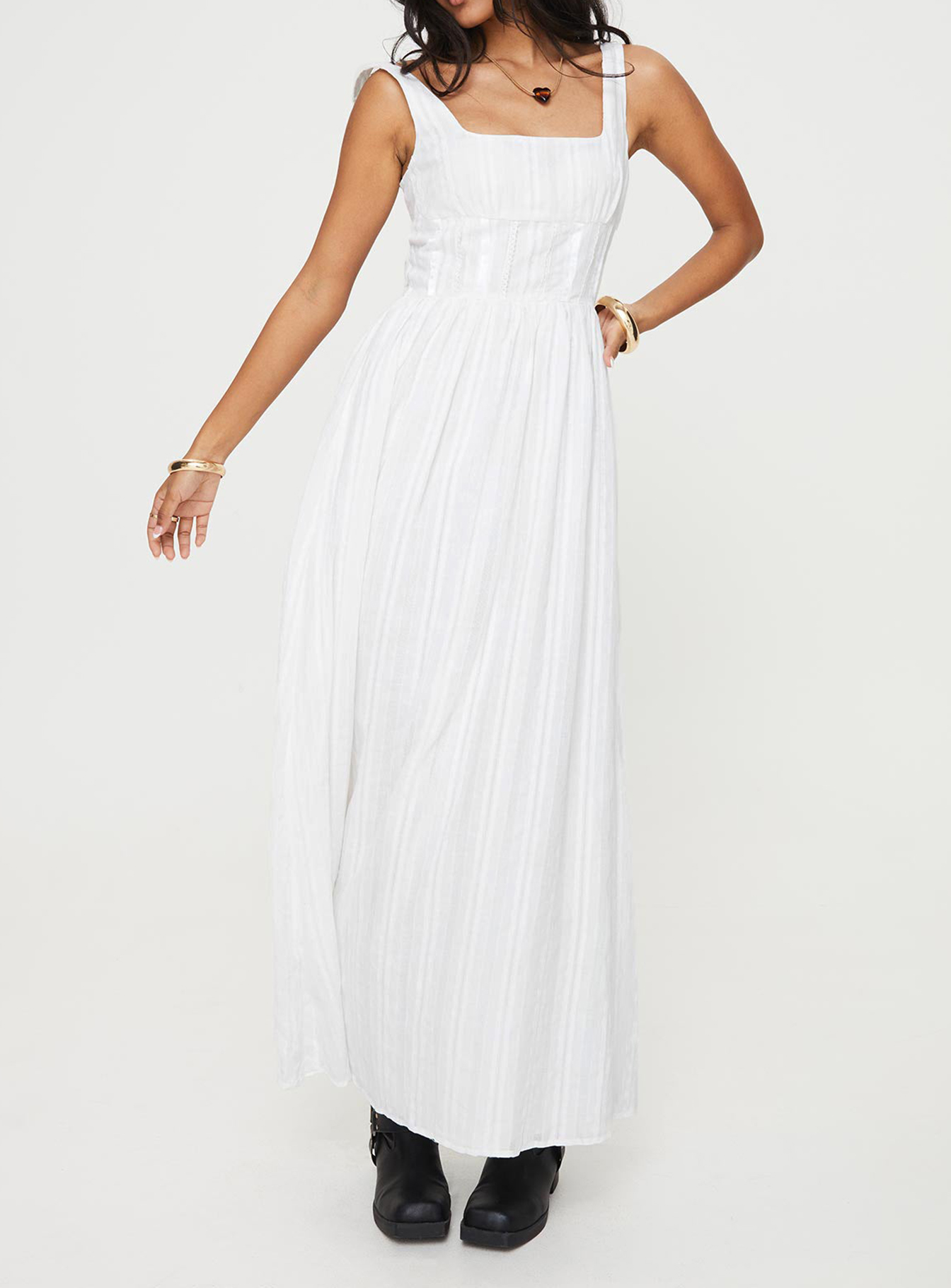 Lorinda Maxi Dress White