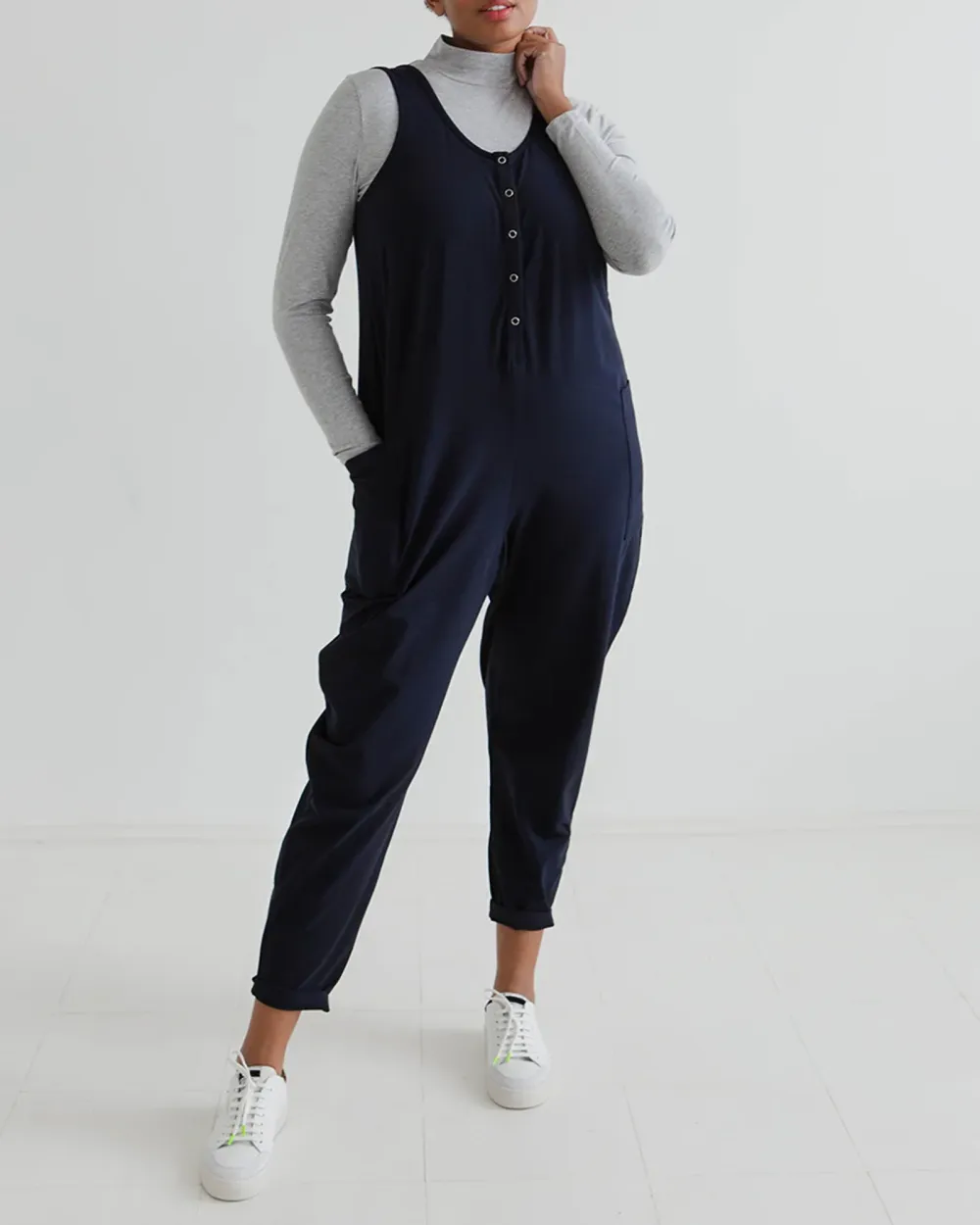 JUMPSUIT - MIDNIGHT NAVY