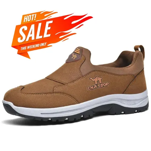 🔥LAST DAY 70% OFF🔥Men's Arch Support & Breathable and Light & Non-Slip Shoes - Proven Plantar Fasciitis, Foot and Heel Pain Relief.