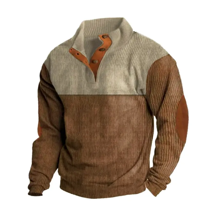 Men's Warm Comfortable Western Cowboy Vintage Sweatshirts