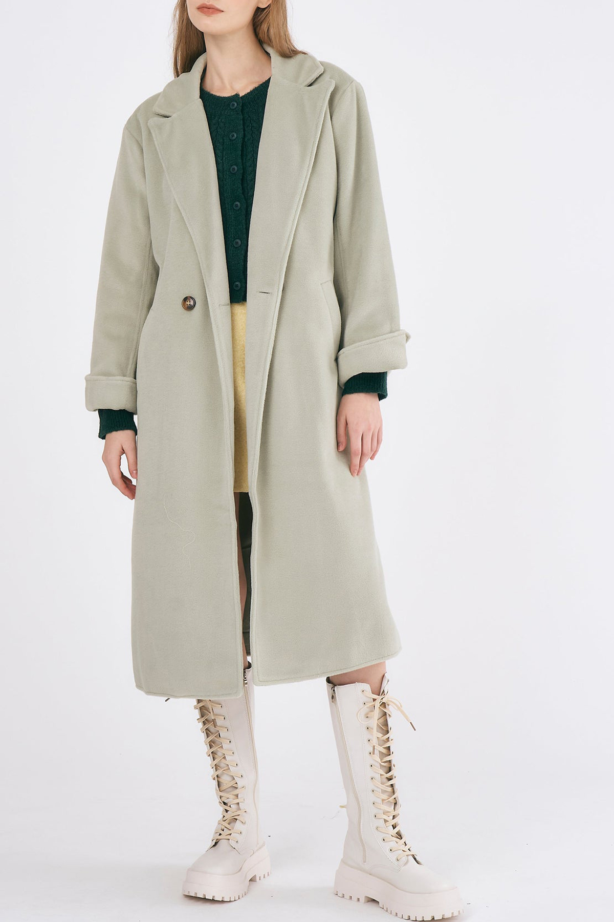 Abigail Belted Long Coat