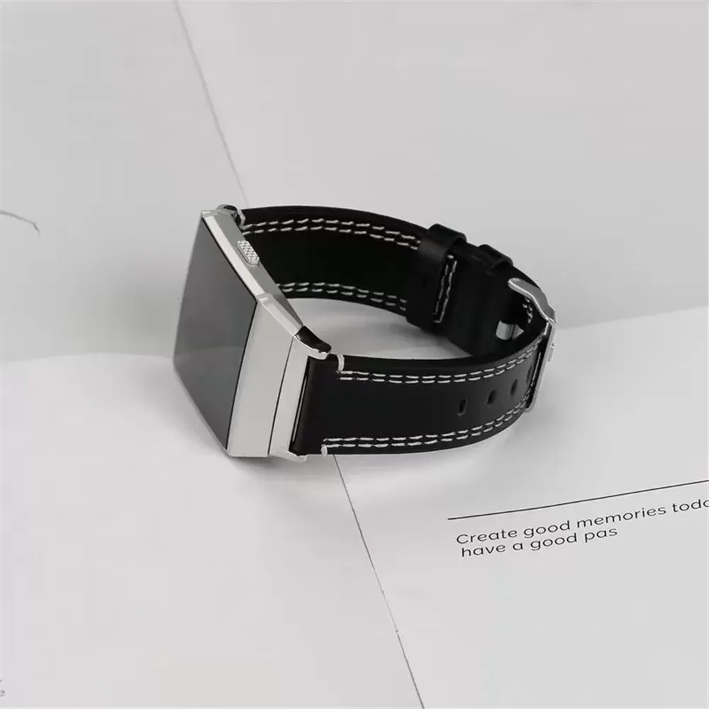 Fashion Luxury Leather Replacement Accessories Wristband Straps For Fitbit Ionic Sports Bracelet Fashion Wristband Gift