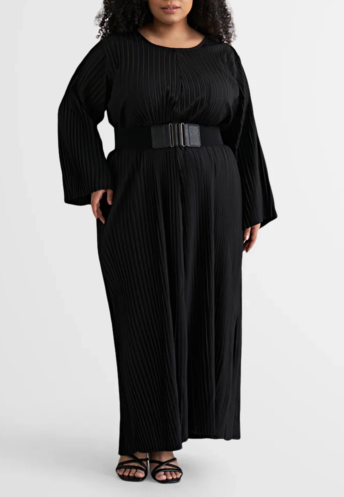 Loose unique design pleated dress