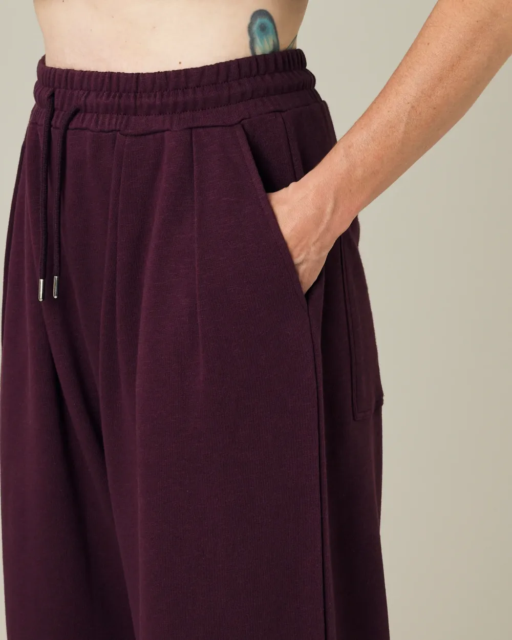 SUMMER WINE JERSEY TROUSERS