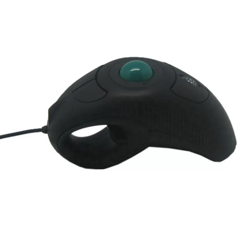 2.4GHz wired USB handheld mouse finger using optical track ball Low Noise Desktop Office Entertainment Laptop Silent Keys