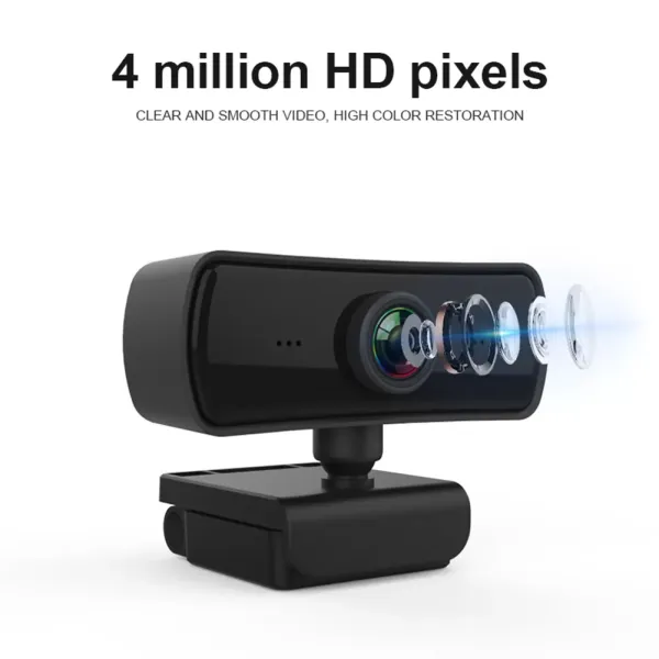 1080P Full HD Webcam with Built-in Microphone Privacy Cover USB Driver Free Auto Focus Web Camera,Auto focus,for live broadcast