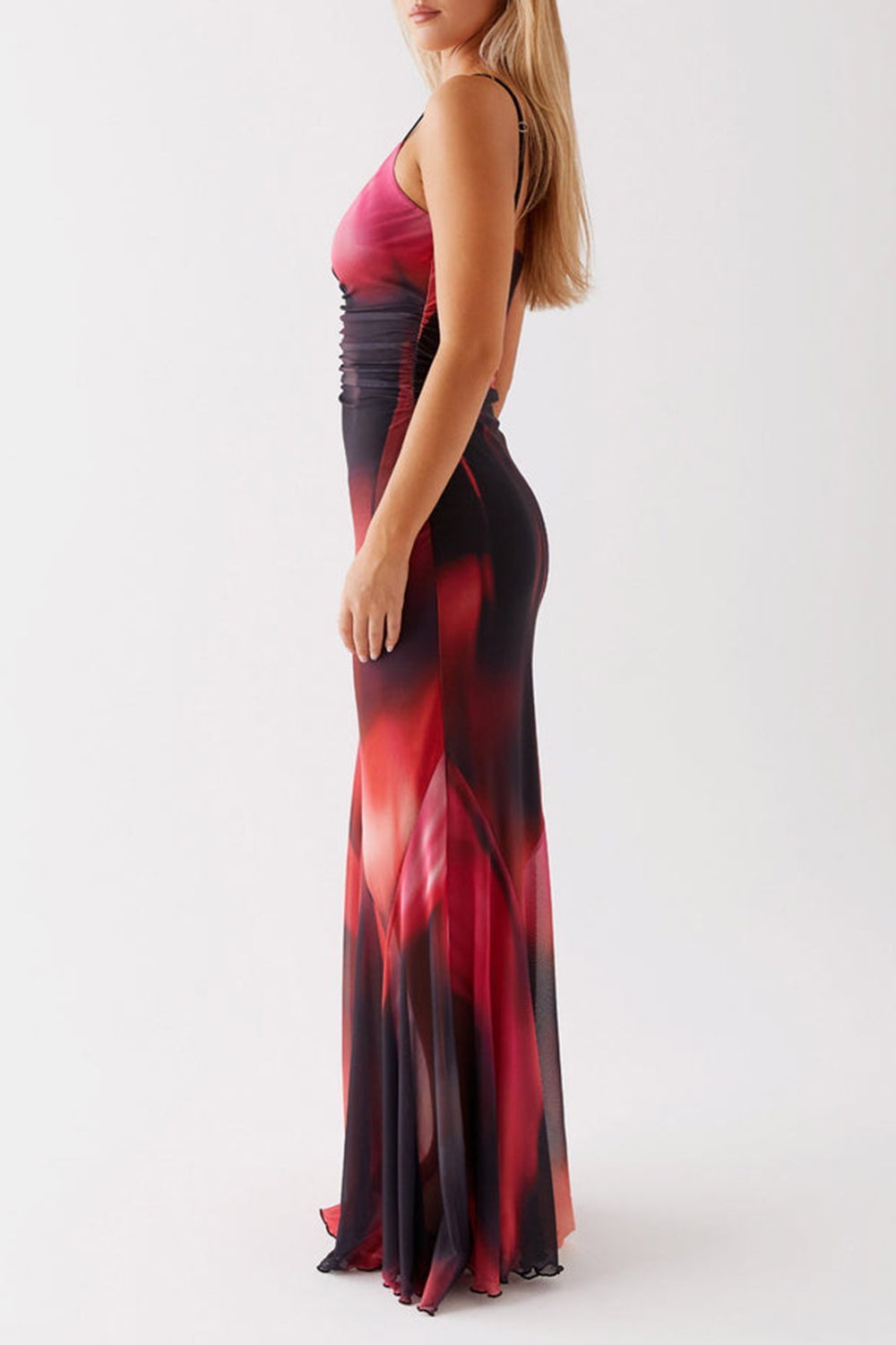 Charley Maxi Dress - Pink Print