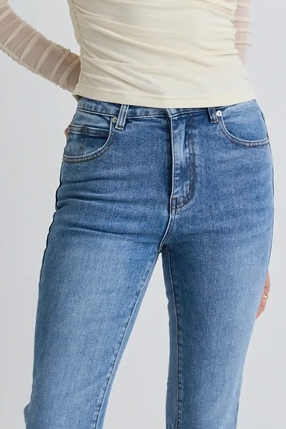 Hotline True Blue High Rise Flare Jean