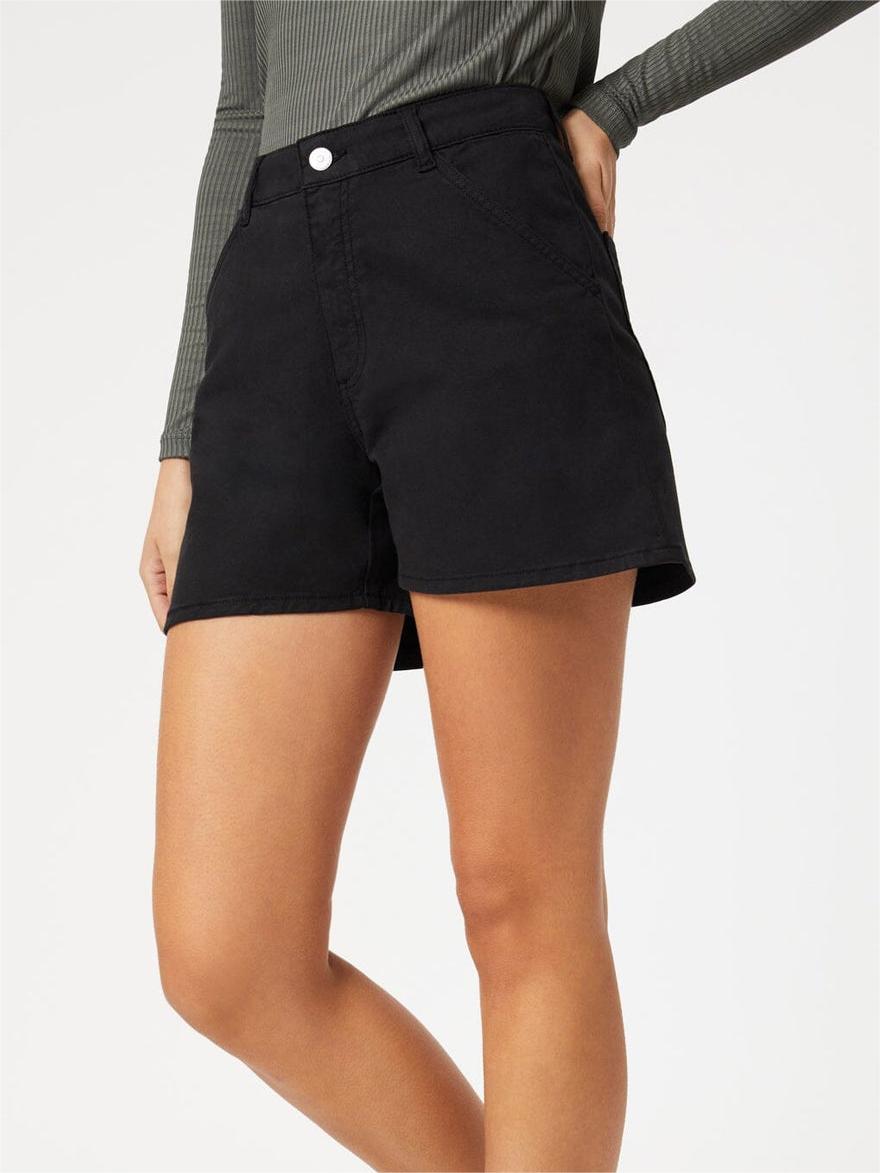 Kylie Utility Black Shorts