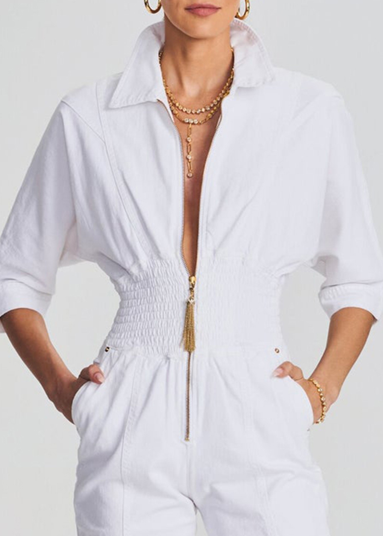 Ellis Lapel Collar Jumpsuit