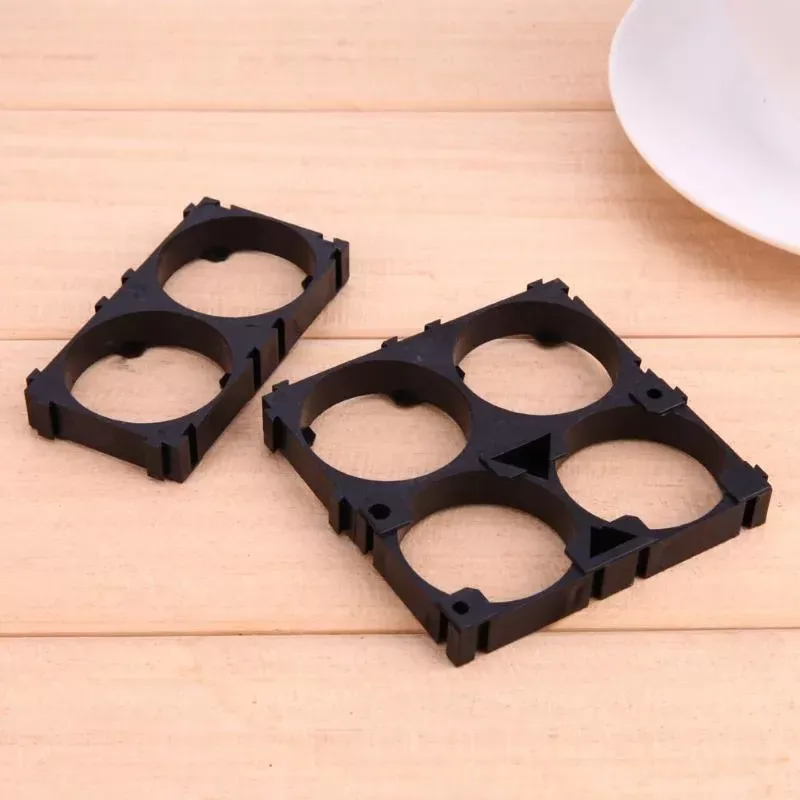 10pcs/lot 32650 2x Battery Holder Bracket Cell Safety Anti Vibration Plastic Brackets for 32650 Batteries Storage Box