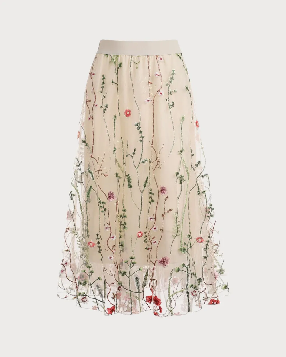 Floral print fairy skirt