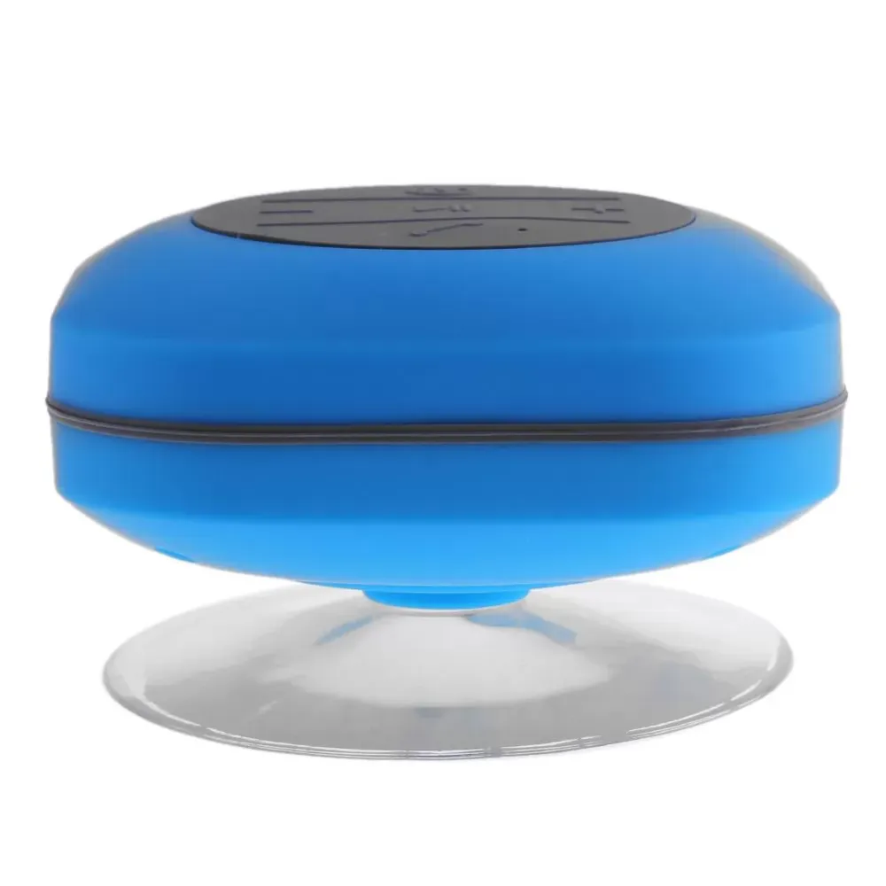 Waterproof Bluto\oth Wireless Suction Cup Shower Speaker Hands Free Mic Mini Blu\tooth Speaker Toy Build Block Wireless Stereo