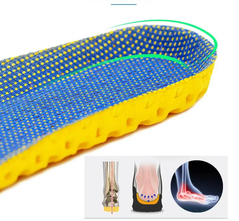 (3 PAIRS) Stretch Breathable Shoes Insoles