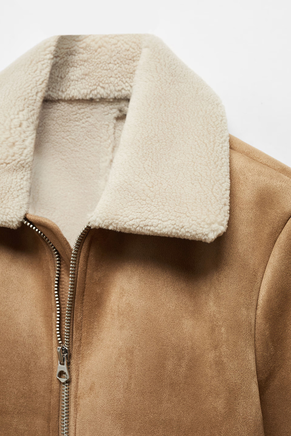 Shearling-lined jacket