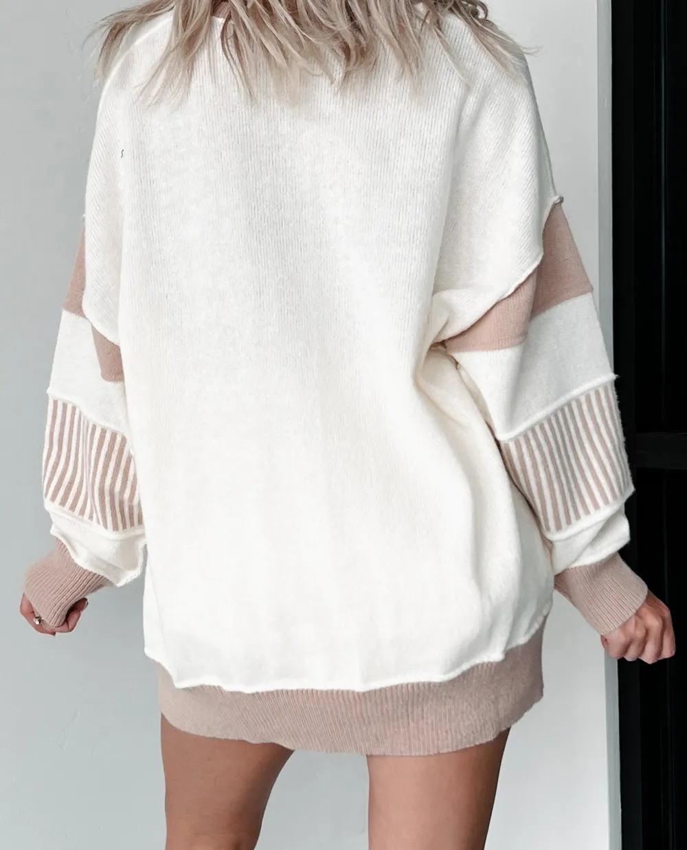 Routinely Casual Oversized Colorblock Sweater