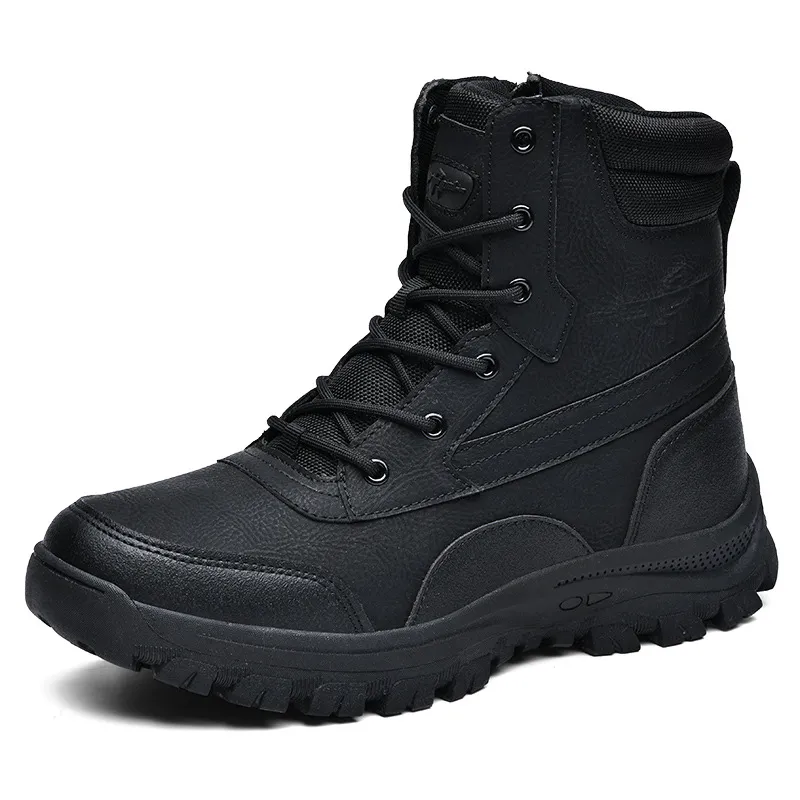 Men's Combat Boots Waterproof Non-Slip Tactical Boots Composite Safety Toe Work Boots