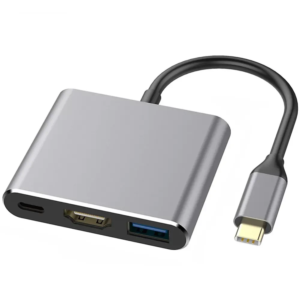 USB3.0 PD Charging 4K HDMI Adapter USB 3.1 Type-C HUB Converter Plug Play Convenient Quick Operate for Computer PC