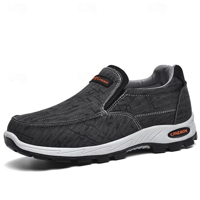 🔥Last Day Promotion 70% OFF 🎁 Men's Gray Slip-On Casual Outdoor Shoes - Breathable Non-Slip Lightweight Footwear