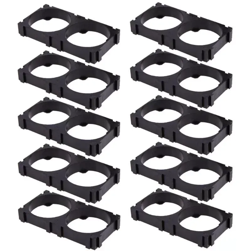 10pcs/lot 32650 2x Battery Holder Bracket Cell Safety Anti Vibration Plastic Brackets for 32650 Batteries Storage Box