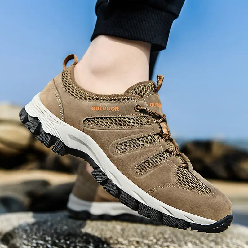 🔥ON THIS WEEK SALE 50% OFF🔥Men's Orthopedic Hiking Walking Shoes-Proven Plantar Fasciitis, Foot and Heel Pain Relief